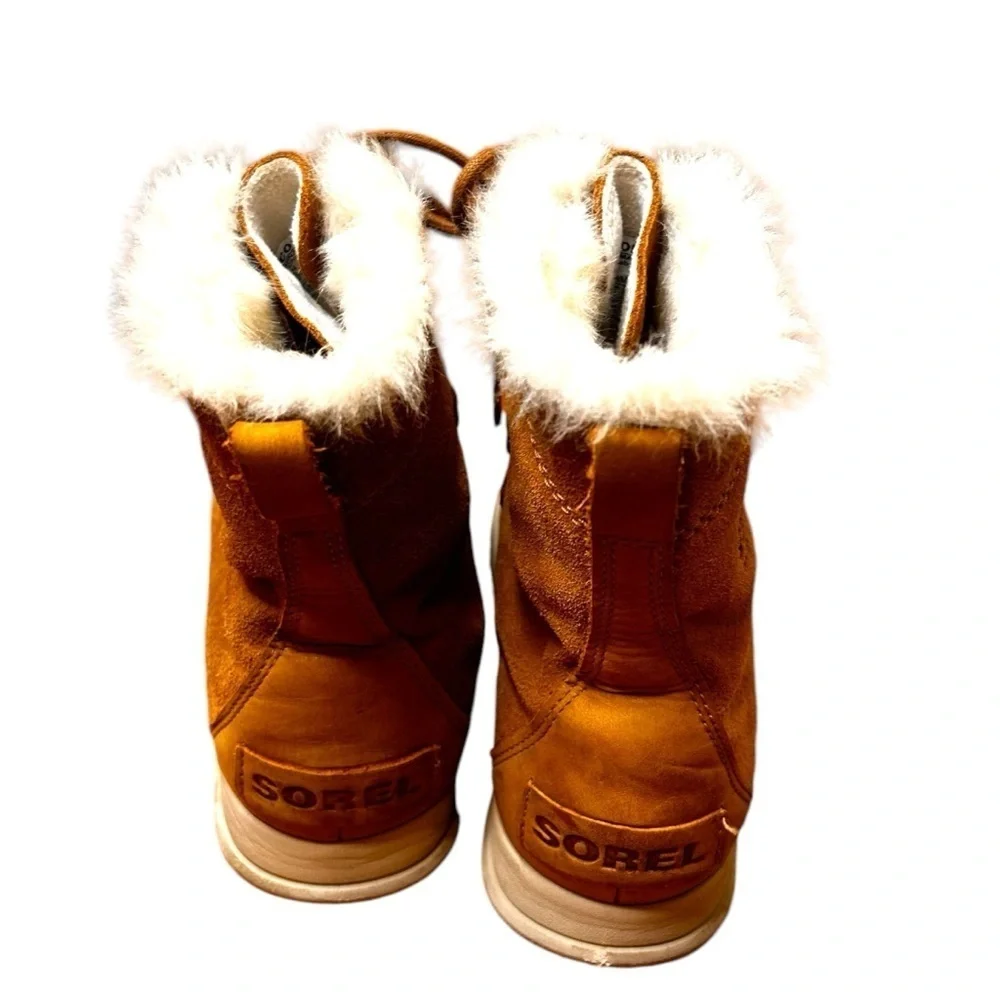 Sorel Explorer II Joan Boot-Faux Fur Lined Waterproof Leather Winter Boot-Size10 - Picture 7 of 9
